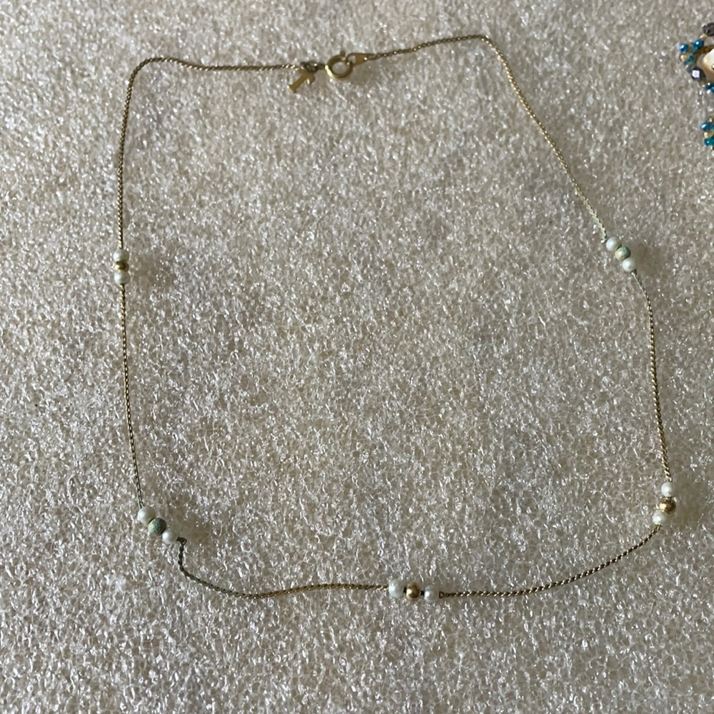 Vintage trifari pearl seeds  necklace